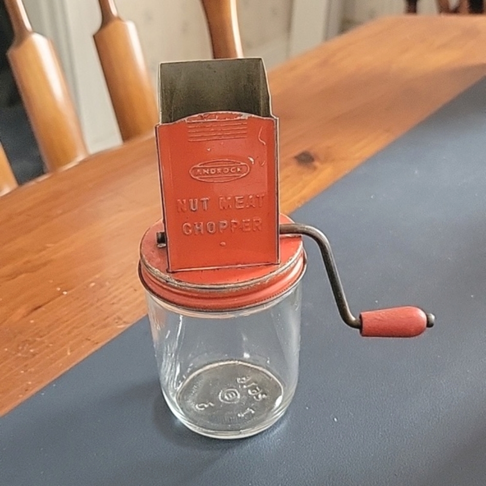 Vintage Androck Nut Meat Chopper 1940